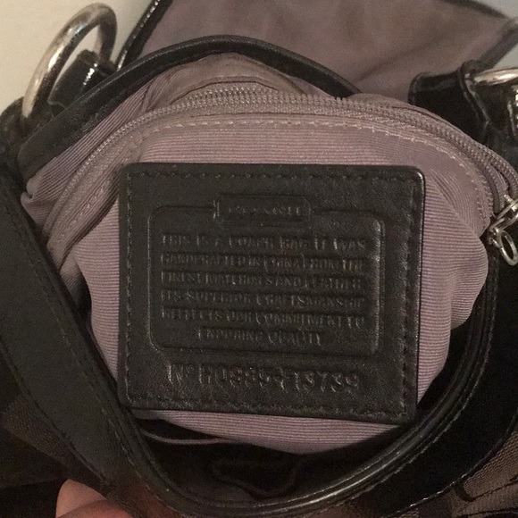 AUTHENTIC BLACK COACH PURSE - Picture 6 of 8